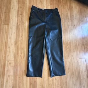 Aritzia command foux leather pants